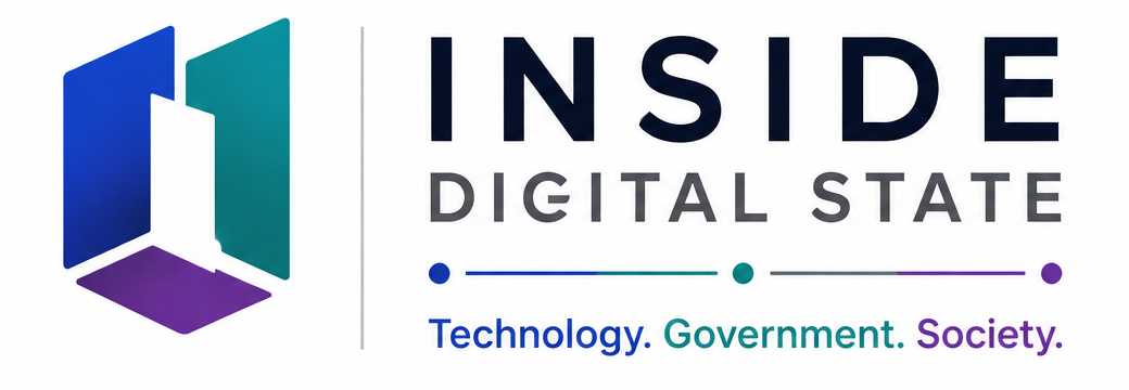 Inside Digital State logo and Technology. Government. Society. tagline